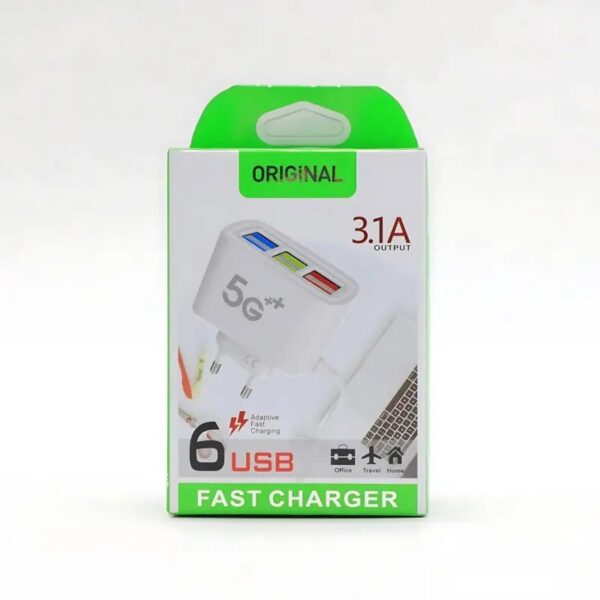 Original 5G+ 6 USB Car Charger